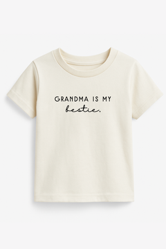 Grandma is My Bestie Organic Kids T-shirt by Tenth & Pine