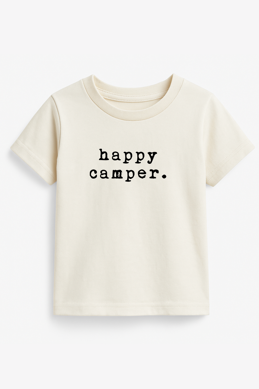 Happy Camper Organic Cotton Short Sleeve Toddler T-Shirt by Tenth & Pine