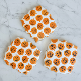 Pumpkin Faces Cookie Stencil Set