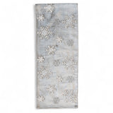 Velvet Snowflake Embroidered Table Runner