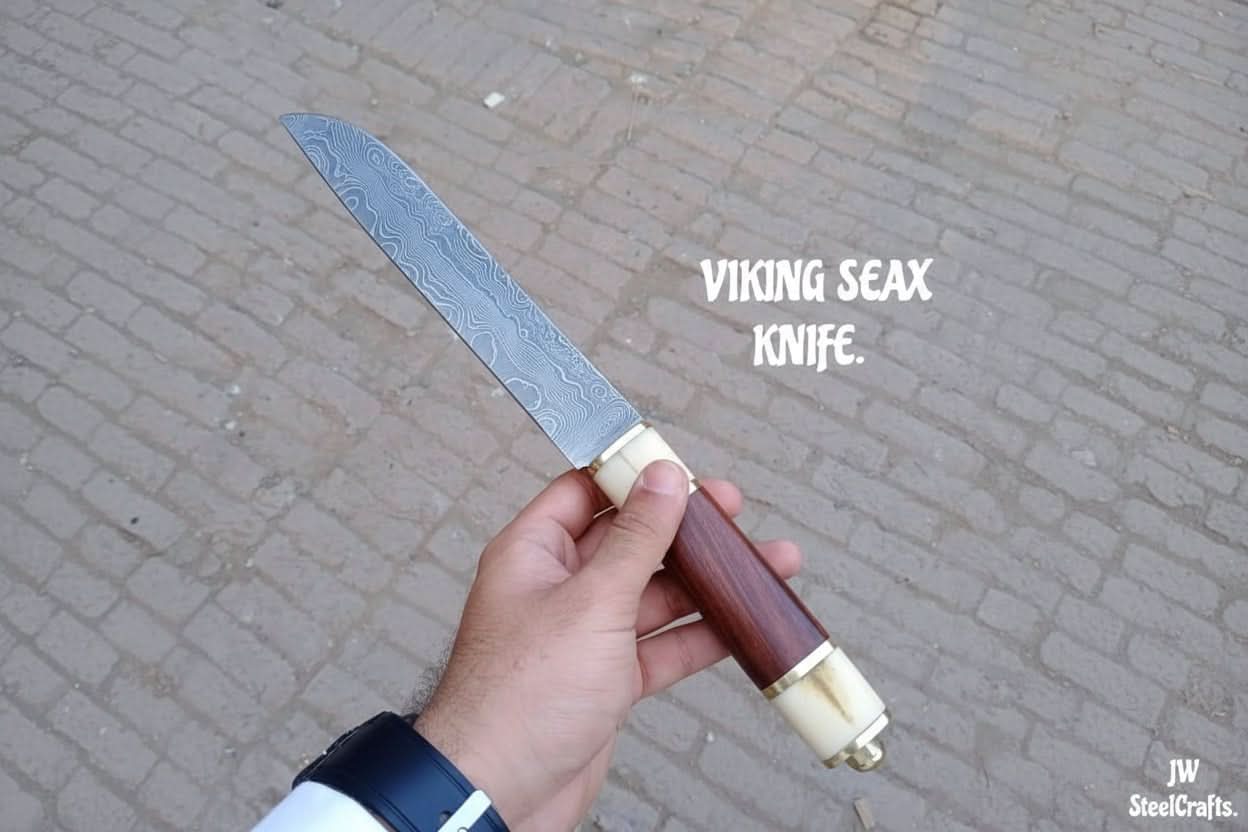 Skalder's Rosewood Seax Knife 11