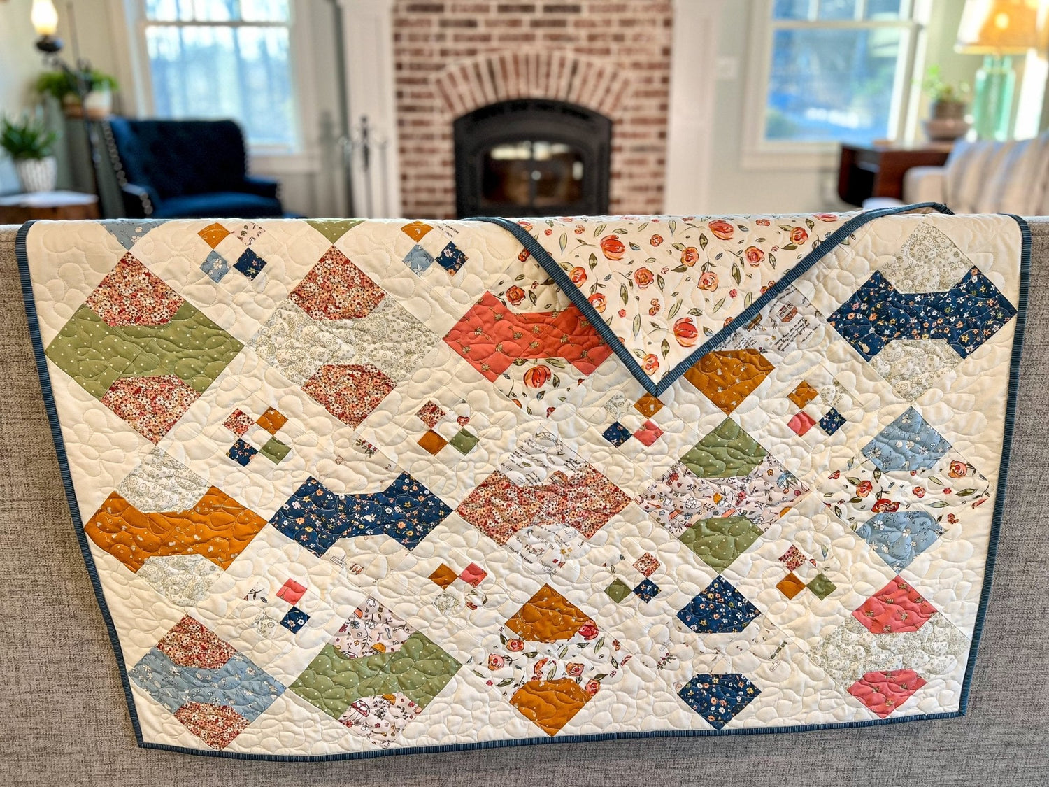 Vintage Bows Quilt Pattern - Paper Pattern