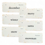 Vintage-Inspired Christmas Flashcards | Set of 6