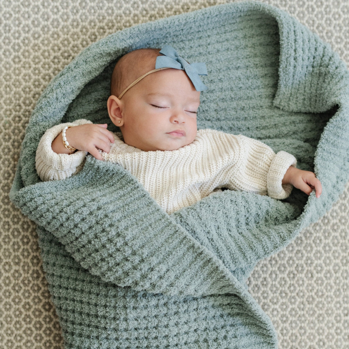 Waffle Knit Receiving Blankets by Saranoni, product image 7