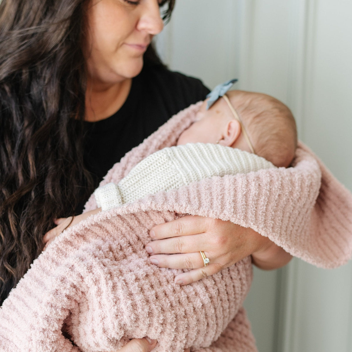 Waffle Knit Receiving Blankets by Saranoni, product image 5