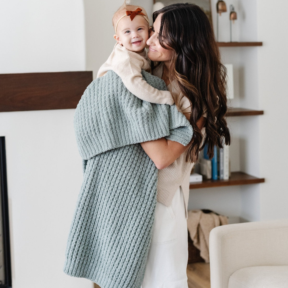 Waffle Knit Receiving Blankets by Saranoni, product image 6