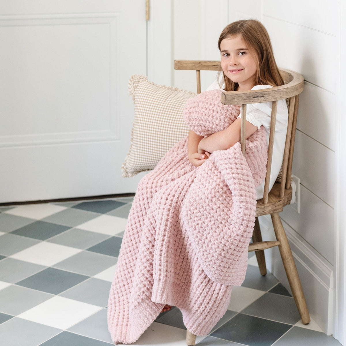 Waffle Knit Toddler Blankets by Saranoni, product image 2