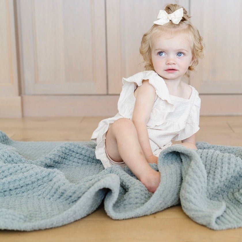 Waffle Knit Toddler Blankets by Saranoni, product image 8