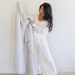 Waffle Knit XL Throw Blankets by Saranoni, product image 10