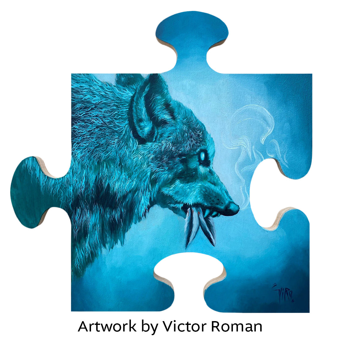Trekell Puzzle Piece Panel - Wooden Painting Canvas